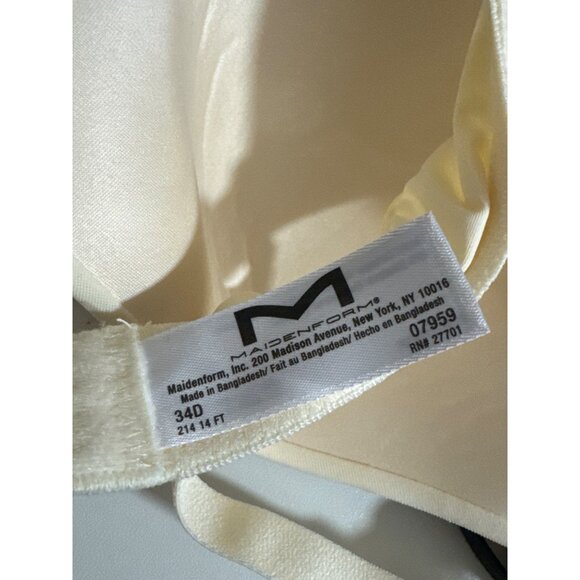 NWT Maidenform Tshirt Bra Size 34D - Picture 5 of 5